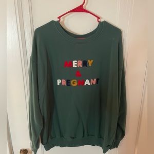 Motherhood Maternity Christmas CrewNeck Sweater